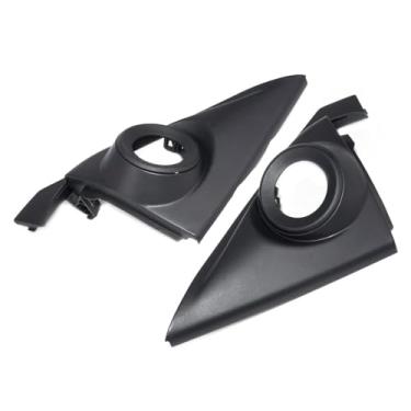 Imagem de Capa de tweeter de porta frontal com acabamento de alto-falante para substituição compatível com Honda Accord 2014-2017, 1 par