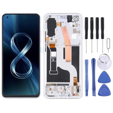 Imagem de tela Tela LCD AMOLED original para for ASUS ZenFone 8 ZS590KS Digitalizador Montagem completa com quadro substituição da tela