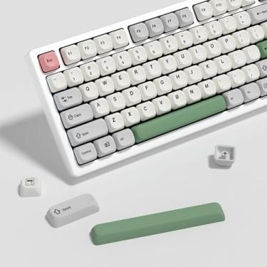 Imagem de YMKPVR KBDiy 9009 teclas retrô 60 por cento, KOA Profile Dye-Sublimation PBT teclado personalizado para jogos, conjunto de 139 teclas para interruptores mecânicos Cherry Gateron MX