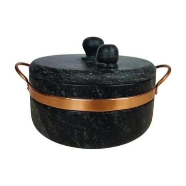 Imagem de São José Panela de Pressão 1500 ml Pedra Sabão, 5 kg, com Tampa, Caixa Inclusa