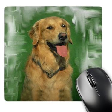 Imagem de 3dRose Mouse pad LLC 20 x 20 x 0,63 cm, Golden Retriever (mp_4022_1)