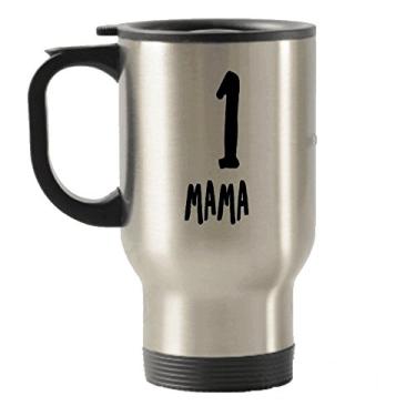 Imagem de 1 caneca Mamãe – Copos isolados para viagem – Chá chocolate quente