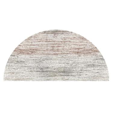 Imagem de TOUSSE Tapete redondo, tapete lavável, antiderrapante, tapetes para sala de estar, tapetes para quarto, tapete circular, tapetes vintage boho, pilha baixa, macio (flor 04,80 x 160 cm)