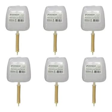 Imagem de Combo 6 Reservatório P/Saboneteira 800ml Premisse Velox