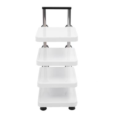 Imagem de Rack de Pote de 4 Camadas, Organizador de Panela para Armário, Rack de Panela Resistente Ajustável Com Design de Economia de Espaço, Organizador de Tampa de Pote para Cozinha