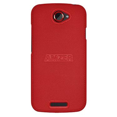 Imagem de Amzer AMZ94130 Capa rígida de encaixe para HTC One S, T-Mobile HTC One S - Skin - Embalagem de varejo - Vermelho