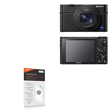 Imagem de Película protetora de tela Sony DSC-RX100 VI, BoxWave [antirreflexo ClearTouch (pacote com 2)] película fosca antidigitais para Sony DSC-RX100 VI, V, IV