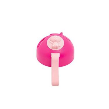 Imagem de Tampa para Garrafa Flip Térmica Rosa com Alça de Silicone Bup Baby - b