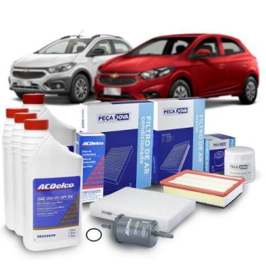 Imagem de Kit Revisao Troca Oleo Filtros 0w20 Nova Onix 2017 A 2019 Kit1615 - Ki