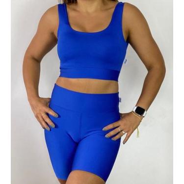 Imagem de Conjunto Bermuda e Top com Bojo Removível Semi Poliamida - Fit by Port