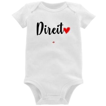 Imagem de Body Bebê Direito por amor - Foca na Moda, Branco, GG
