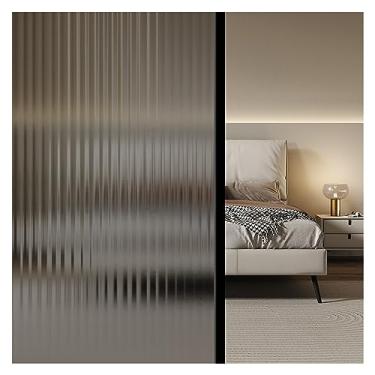 Imagem de Autocolantes estáticos para janelas, autocolante de vidro eletrostático, autocolantes para janela de varanda de casa de banho com esmerilado, película de privacidade de vidro, película de janela opaca