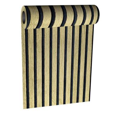 Imagem de Papel de Parede Decorativo Adesivo Ripado 1 Rolo 45cm x 5m - Rio Home