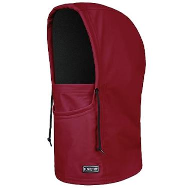 Imagem de BLACKSTRAP Camber Hood Therma Máscara de esqui balaclava ajustável de camada dupla, compatível com capacete acima ou sob o capacete, unissex adulto, tamanho único, [Maroon]