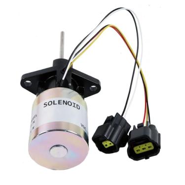Imagem de Solenoide de desligamento de combustível de 12 V compatível com o trator Kioti CK2510 CK2510H Motor 3A139LF-E160 3C100LF-E160 UTV: K92400GW K92400SW K92440GW K92440SW 0175-12ASCSPS E5800-60011