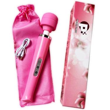 Imagem de Vibrador Clitoriano Varinha Mágica Gigante Recarregável 9000 RPM Silic