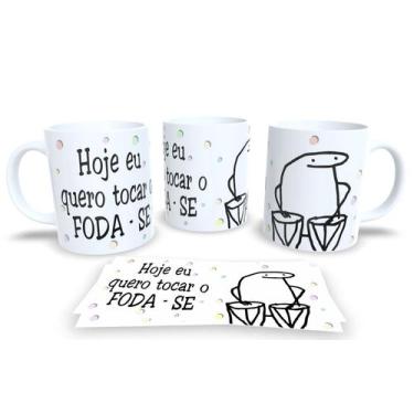 Imagem de Caneca de Porcelana Personalizada Flork Frases Engraçadas, Divertidas 