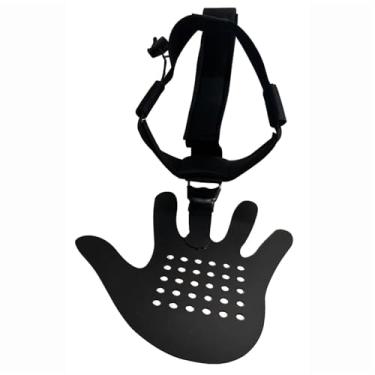 Imagem de OFEYA HOME Máscara defensiva para tiro de basquete com proteção facial, máscara de treinamento de tiro com bloqueio de olhos, equipamento de treinamento de jogo de basquete