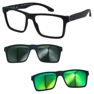 Imagem de Oculos Mormaii Swap NG 2 6153 AFE com 2 Clipon G15 e Verde, G15, Verde