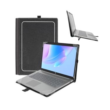 Imagem de Shellman Capa protetora para laptop Microsoft Surface 7 de 15 polegadas, Windows 11 AI+ PC26, suporte de laptop ajustável em vários ângulos com capa rígida de ventilação térmica, preta