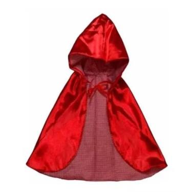 Imagem de Fantasia Bebê Menina Capa Chapeuzinho Vermelho Mesversário