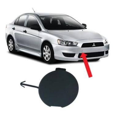 Imagem de Tampa Reboque Parachoque Dianteiro Lancer HL HLE 2011 a 2018 - Naciona