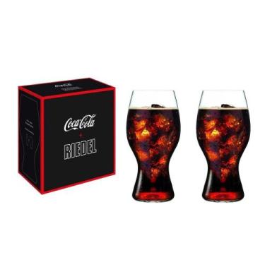 Imagem de Conjunto 2 Copos de Cristal Riedel Coca Cola 480ml Premium