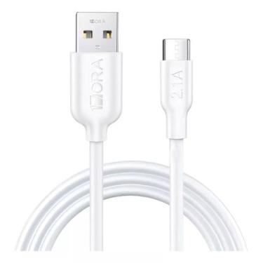Imagem de Cabo Carregamento/dados Tipo C Turbo Rápido 1 M Branco - 1Hora, Branco