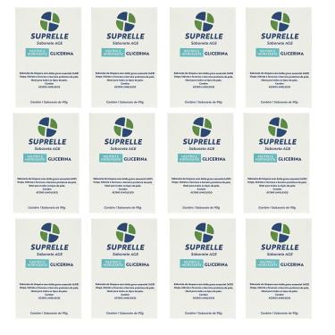 Imagem de Kit 12 Sabonete Suprelle Glicerina Age 90G