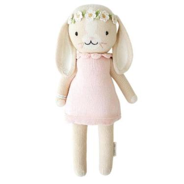 Imagem de Abraço de boneca tricotado à mão + tipo Hannah The Bunny Blush Little 
