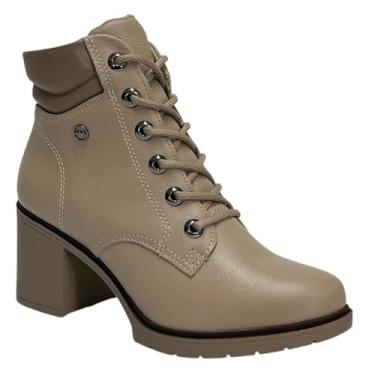 Imagem de Bota Dakota Coturno Couro Salto Alto D0391 Cappucino
