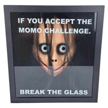 Imagem de Quadro Geek Decorativo Boneca Momo Challenge Coleção