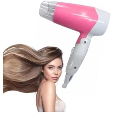 Imagem de Mini Secador De Cabelo Portátil Dobrável 1200w Viagem Cor: Aleatorias