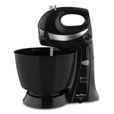 Imagem de Batedeira Diamante Duo Mixer Turbo 4,3l 350w 127V Cor Preto BritâniaBa