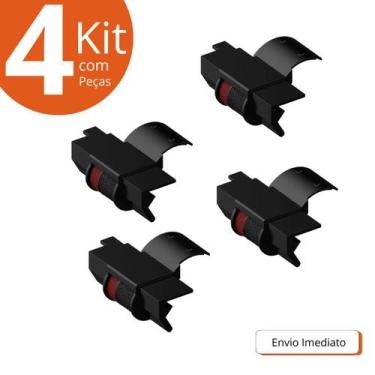 Imagem de Kit 4 Rolete de Tinta IR-40T p/ Calculadora - HR-100RC / HR-150RC - Ma