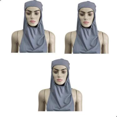 Imagem de Touca Ninja Cinza Industrial 3 Unidades - PREVEOESTE, Unica, U