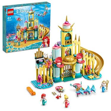 Imagem de LEGO 43207 Disney Ariel'S Underwater Palace, Conjunto De Construção, Castelo Princesa, Com Mini Boneca Sereia E Brinquedos Golfinho