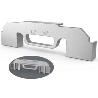 Imagem de Kolvoii Ferramentas de enquadramento 3 em 1, ferramenta de layout de pino central de 30,5 cm, 35,5 cm e 40,6 cm, gabarito de moldura 100% alumínio fundido, ferramenta de enquadramento para paredes,