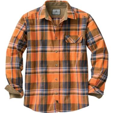 Imagem de Legendary Whitetails Camisa masculina de flanela padrão Buck Camp Canyon, GG