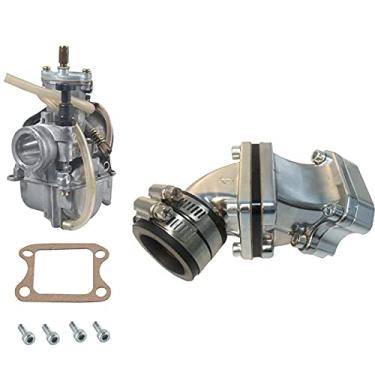 Imagem de Simachine Kit de válvula Dio Reed e carburador para bicicleta motorizada de motor de 2 tempos 66cc 80cc