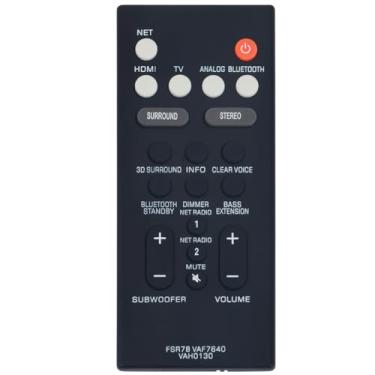 Imagem de Controle remoto de substituição FSR78 ZV28960 VAH0130 VAF7640 compatível com Yamaha Soundbar YAS-106 YAS-1080 YAS-108 YAS-207 YAS-107 ATS-1060 ATS-2090 ATS-1070 ATS-1088 0 YAS-108BL YAS-106BL YAS