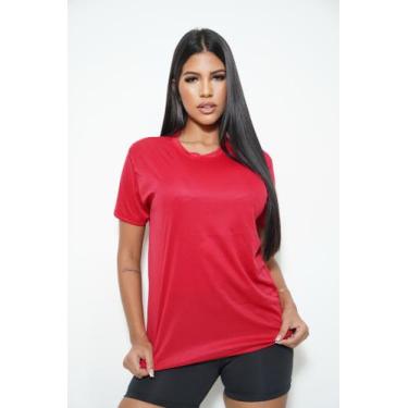 Imagem de Kit 2 Camisetas Dry Fit Feminina 100% Poliéster - JinkingStore, Preto,