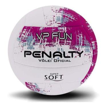 Imagem de Bola De Vôlei Vp Fun - Penalty, Branco, Rosa