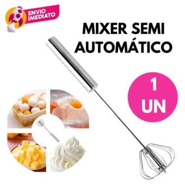 Imagem de Kit Mixer Semi Automático Batedor Misturador Inox Clara Neve Manual Gi