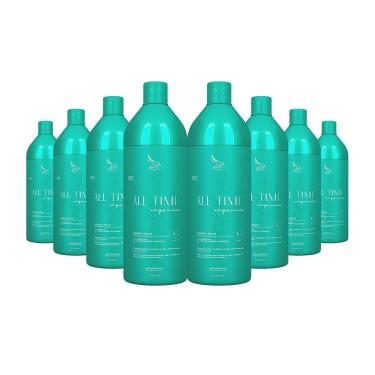 Imagem de Kit 8 Escovas Progressivas Zap All Time Orgânica 1 Litro