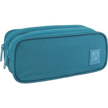 Imagem de Estojo Duplo Grande Académie Turquesa - Tilibra