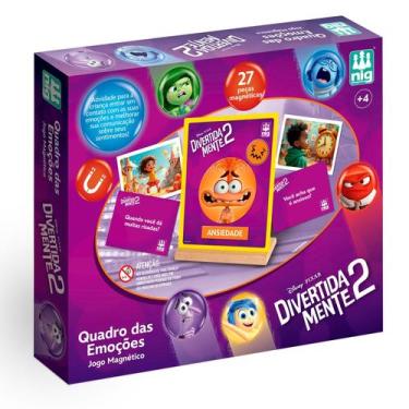 Imagem de Divertidamente Disney Quadro Magnético De Emoções Infantil Com 27 Peça