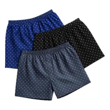 Imagem de Kit 5 Cueca Samba Canção Masculino Confortável Short De Dormir Pijama 