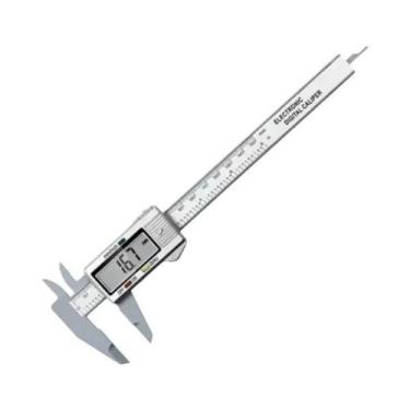 Imagem de Calibre Vernier Com Display Digital 0 a 150mm Mini Ferramenta De Mediç