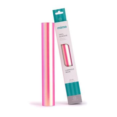 Imagem de Adesivo Vinil Luminous Neon - Rosa Chiclete - Mimo - 30,5 cm x 1,22 m 
